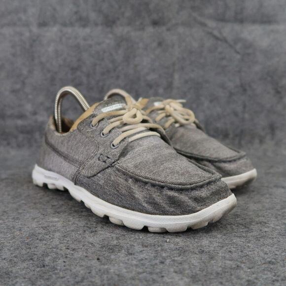 Skechers Shoes - Skechers Shoes Womens 6 Casual Sneaker Active On The Go Comfort Walking Grey Moc